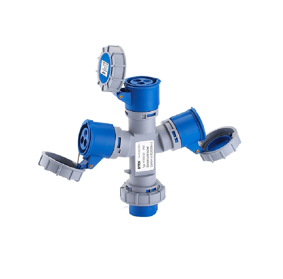 VP34034 - 32A 3PIN 220V 3 WAY SPLITTER IP67